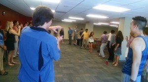 Students doing Improv