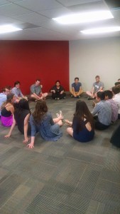 Nick Apperson and student group
